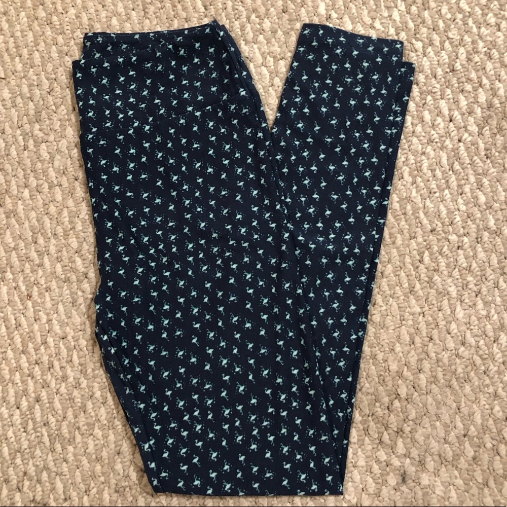 LuLaRoe flamingo leggings